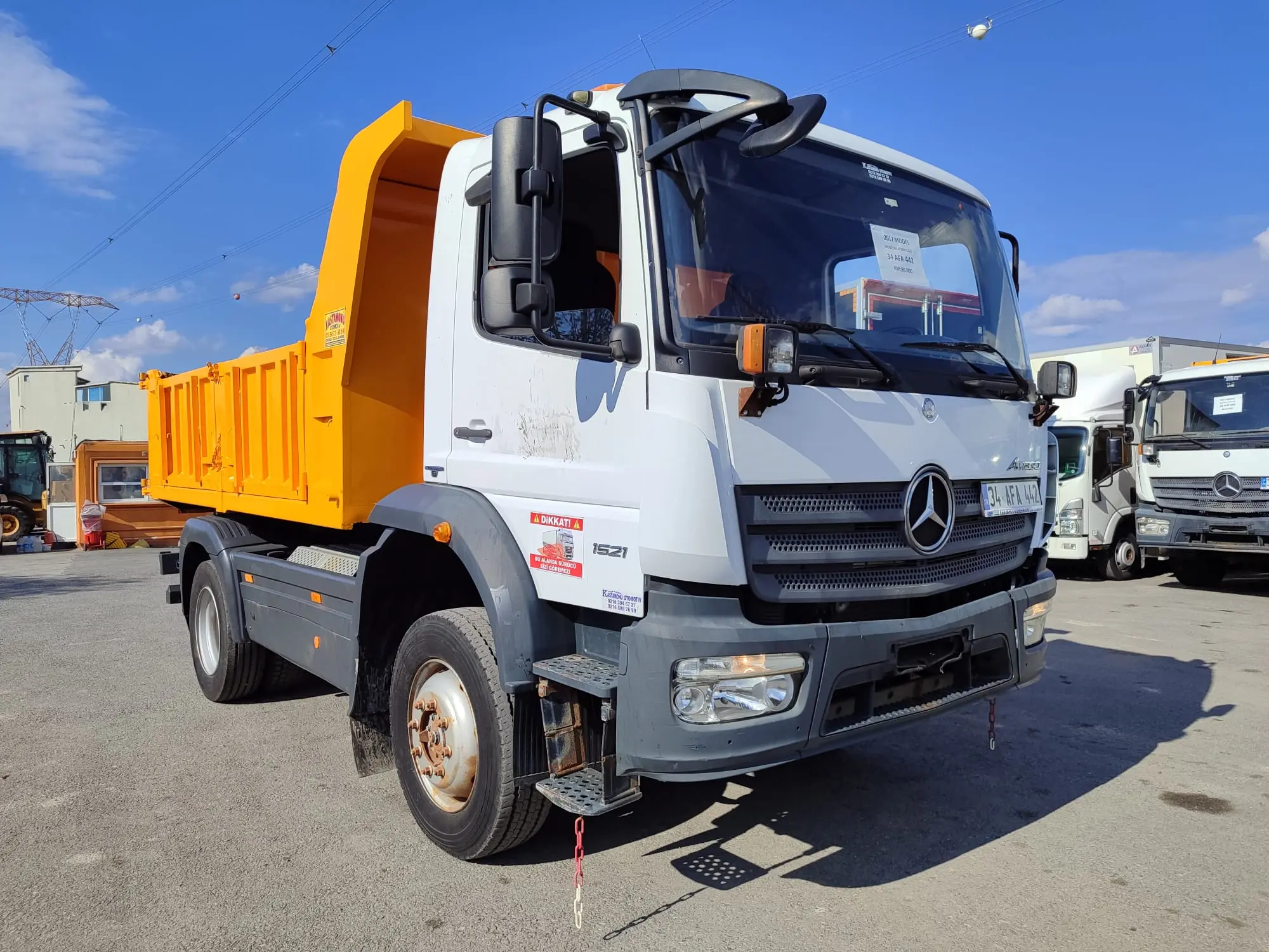 Atego 1521 4x4 Damperli