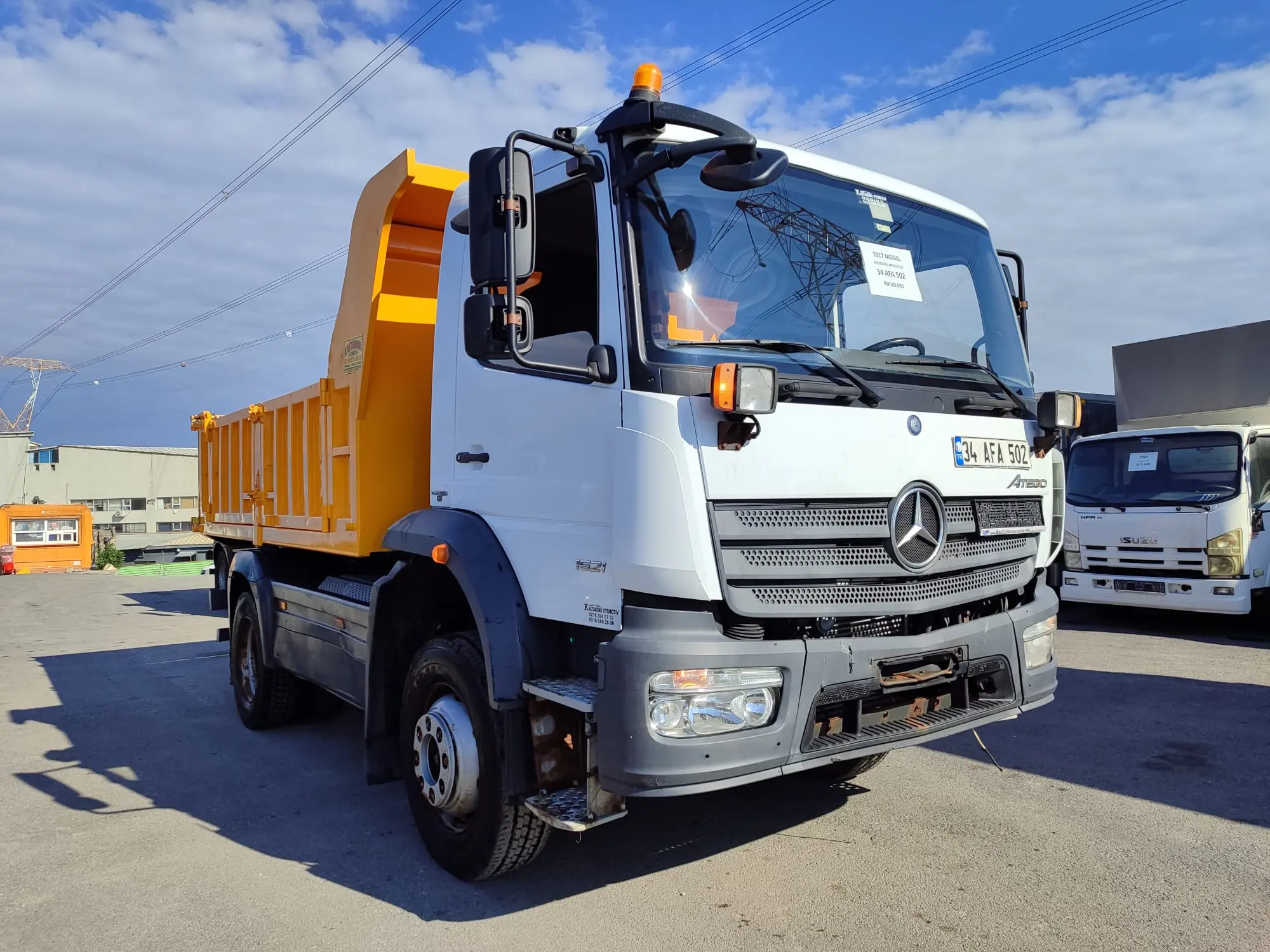 Atego 1521 4x4 Damperli