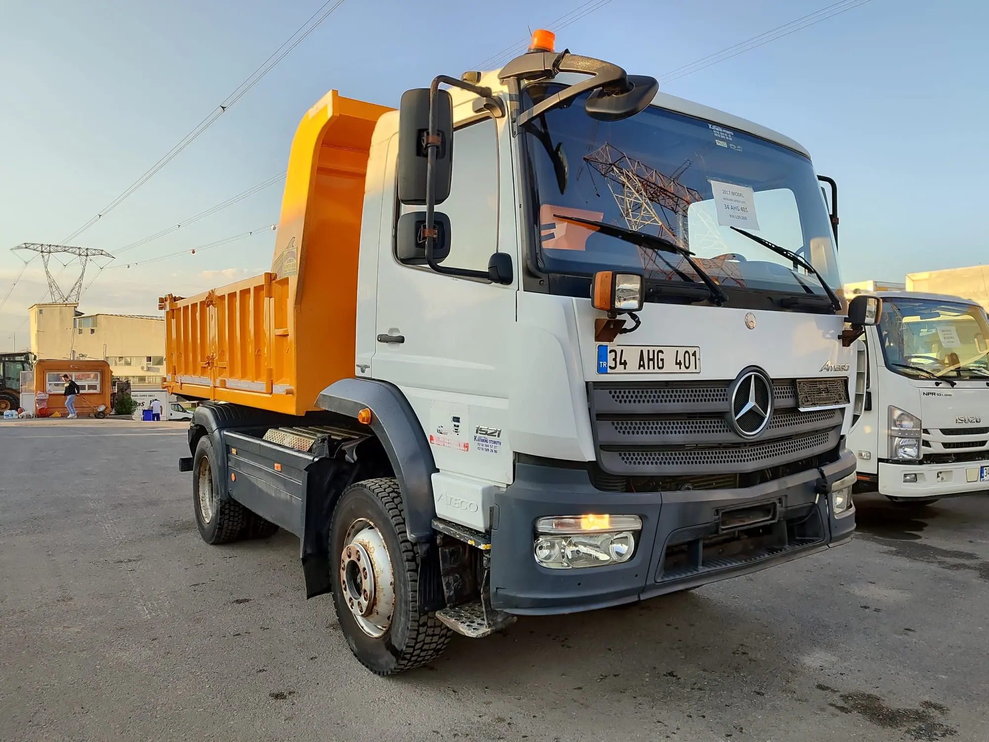 Atego 1521 4x4 Damperli