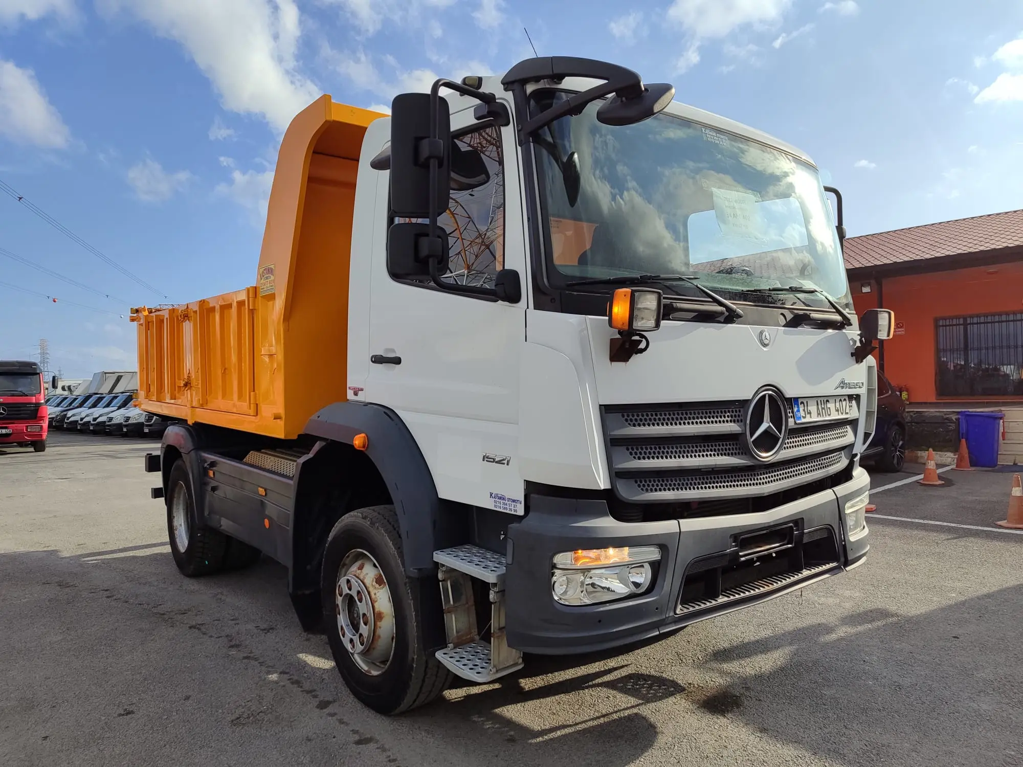 Atego 1521 4x4 Damperli