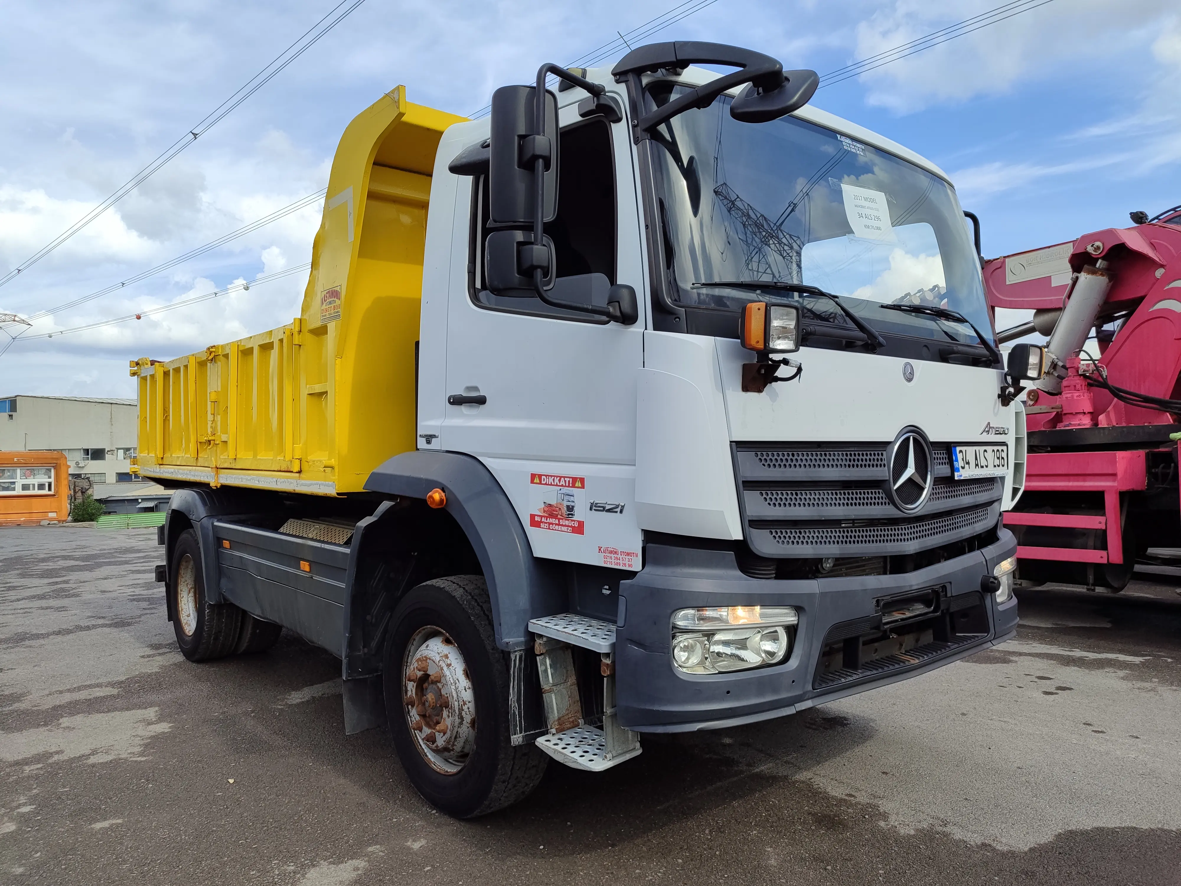 Atego 1521 4x4 Damperli