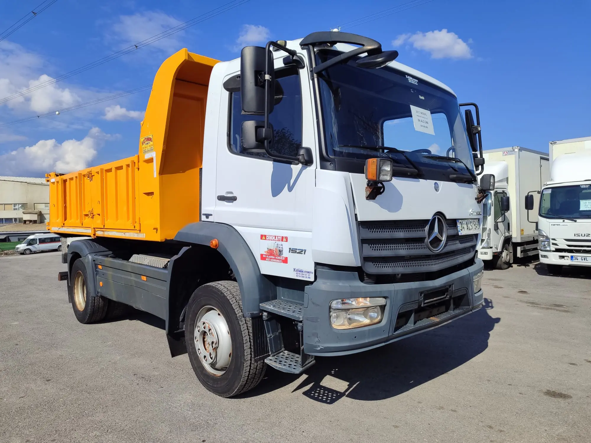 Atego 1521 4x4 Damperli