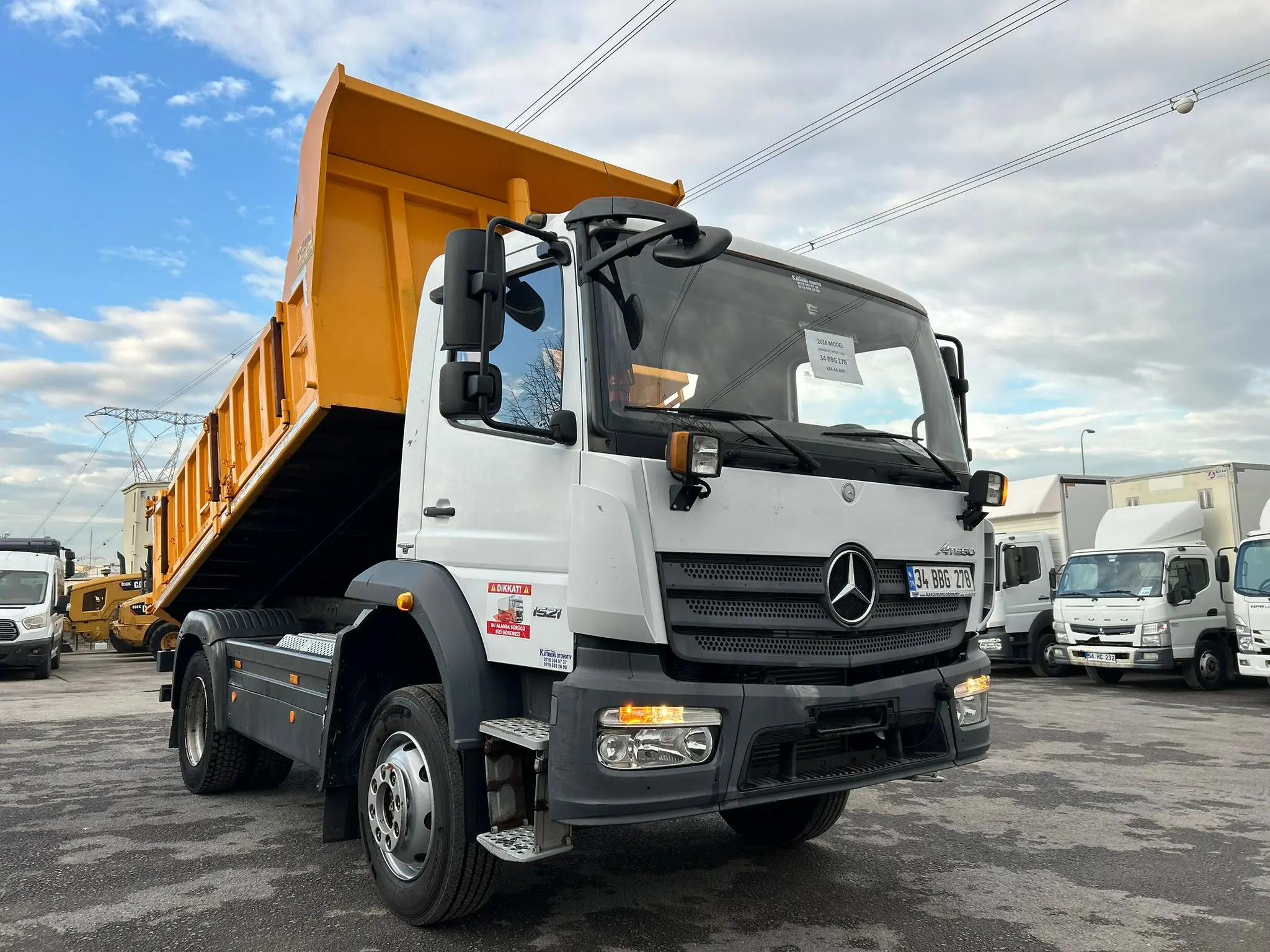 Atego 1521 4x4 Damperli