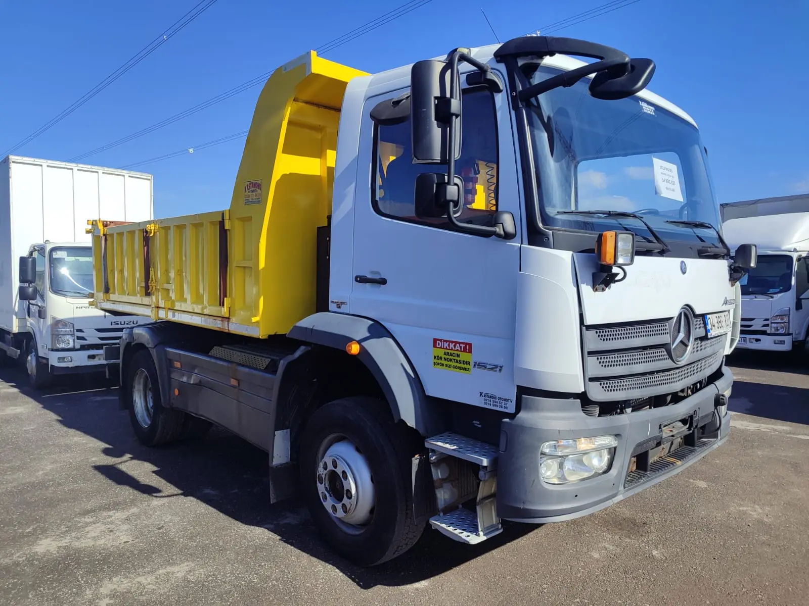 Atego 1521 4x4 Damperli