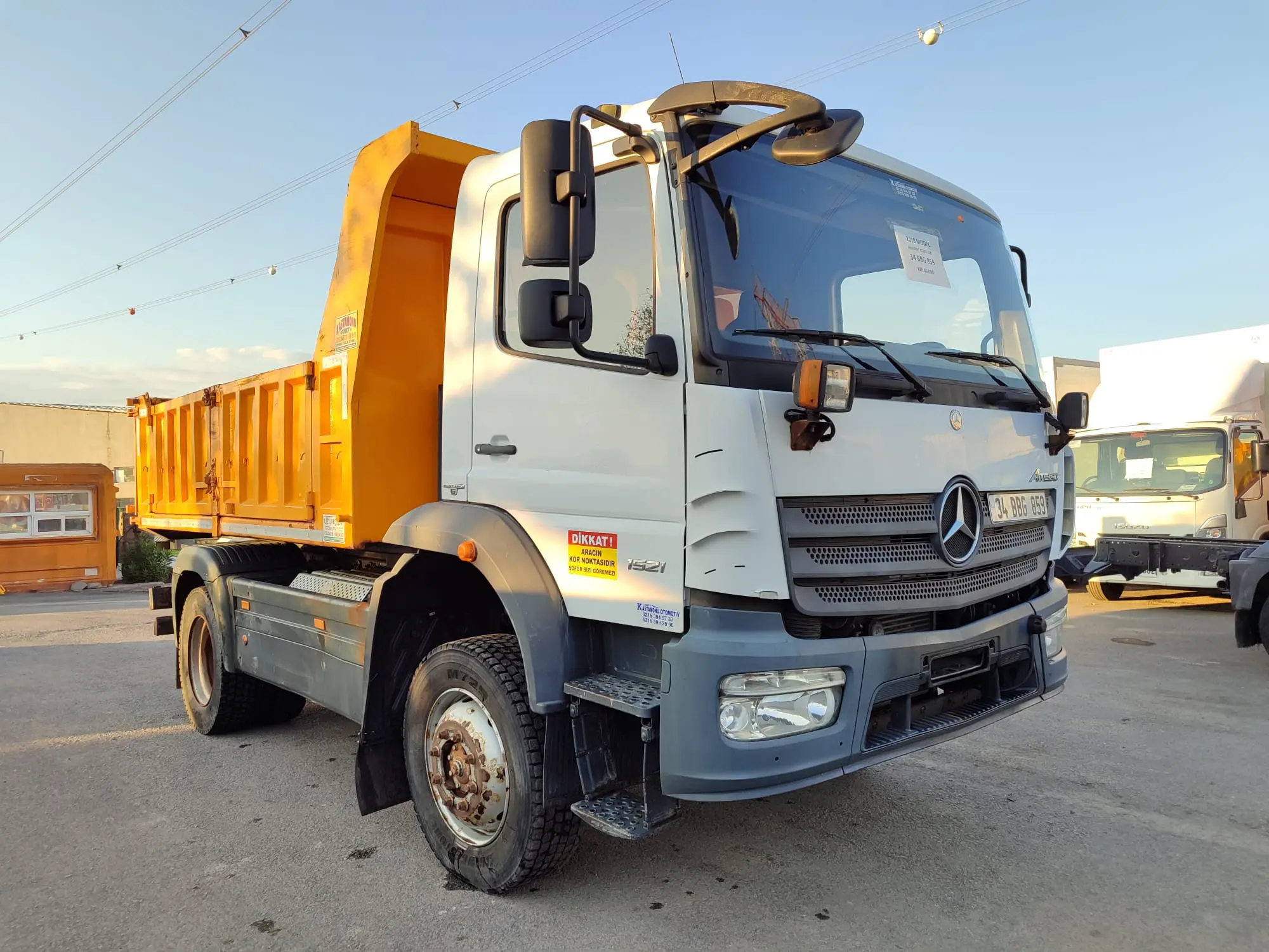 Atego 1521 4x4 Damperli