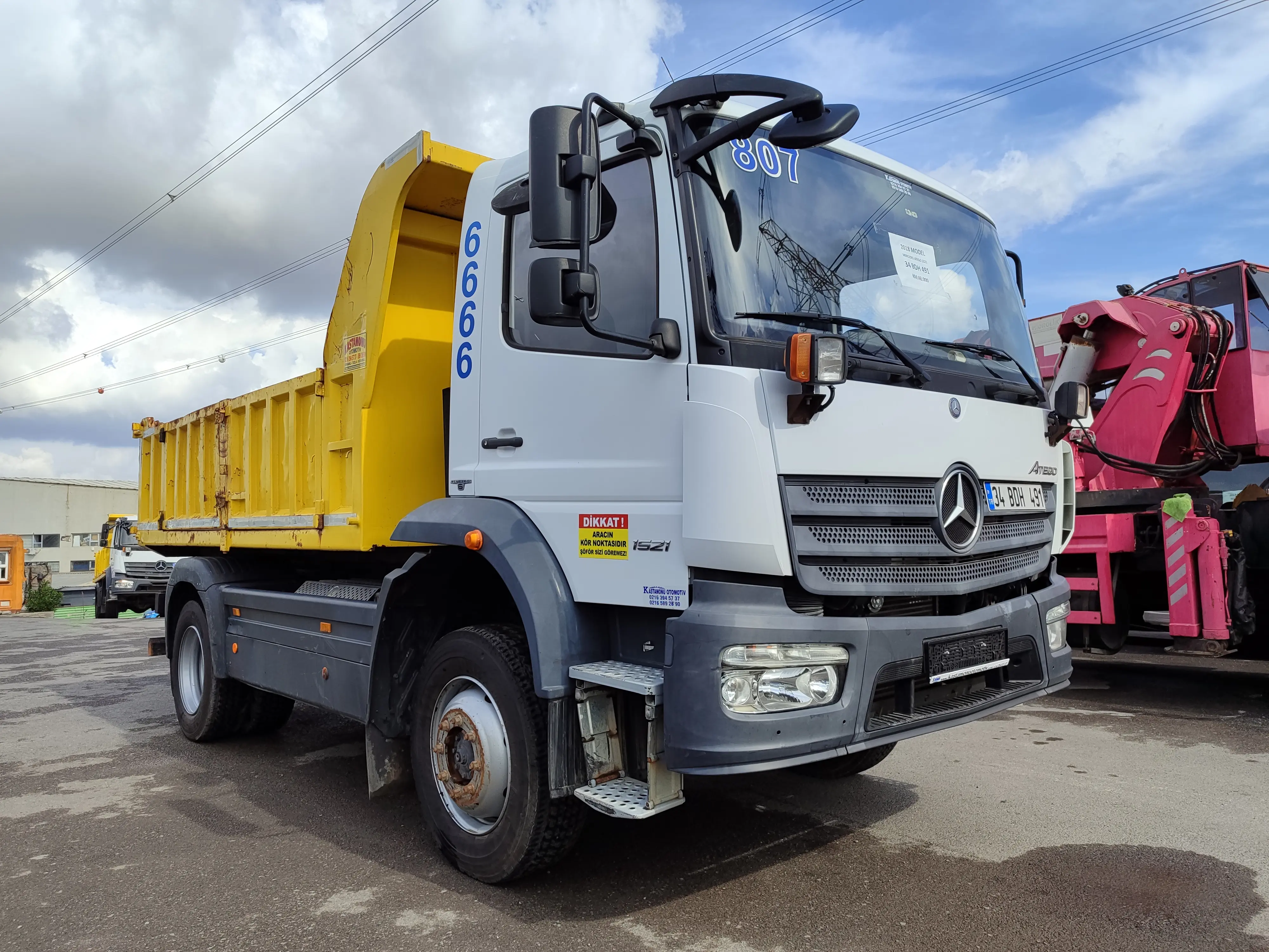 Atego 1521 4x4 Damperli