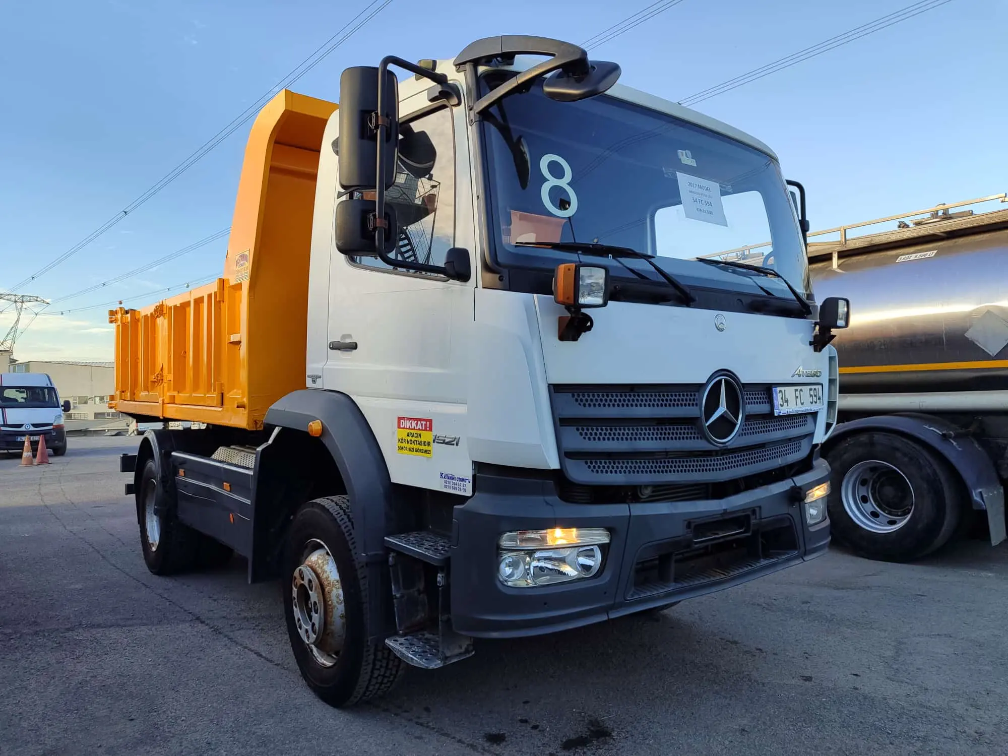 Atego 1521 4x4 Damperli