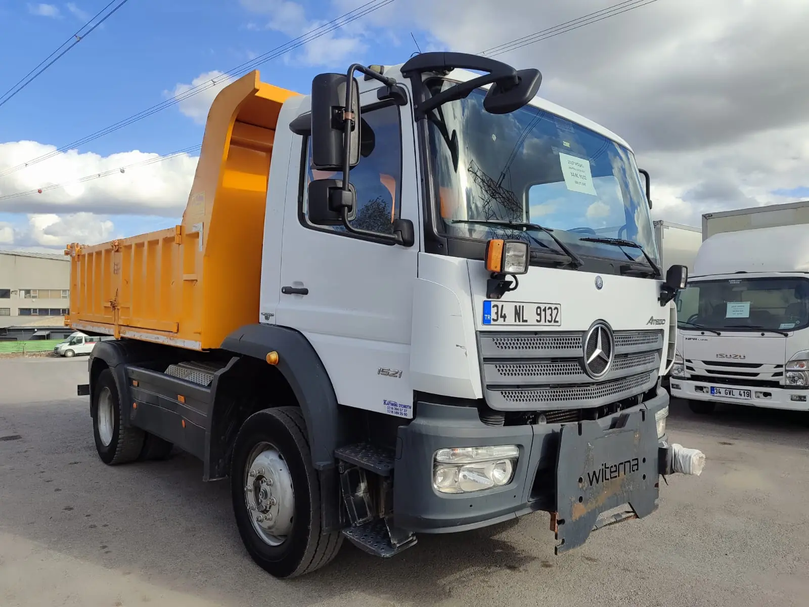 TAM FATURA - TAMAMINA KREDİ / 4x4 KAMYON / DAMPERLİ / ATEGO 1521