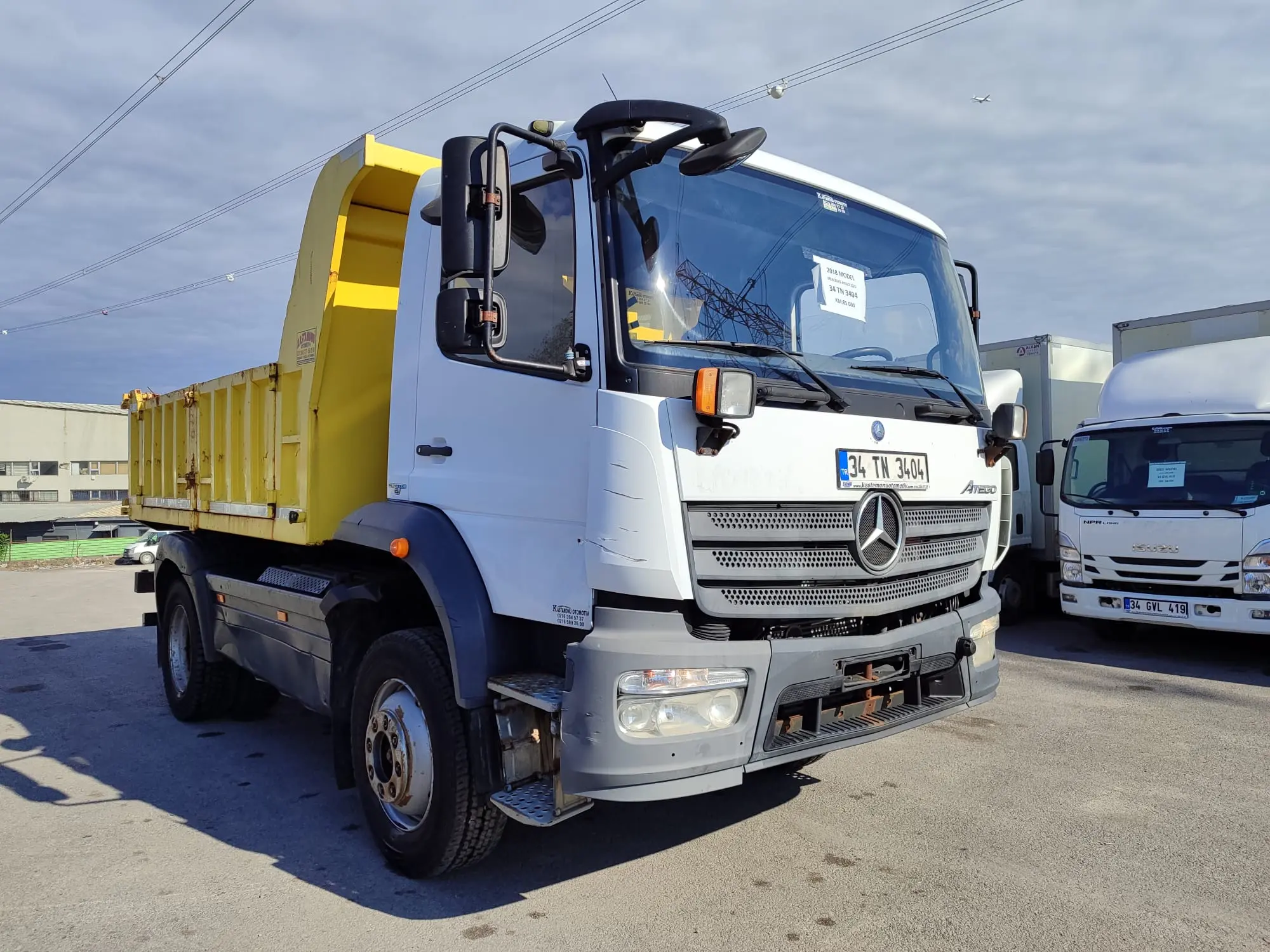 Atego 1521 4x4 Damperli