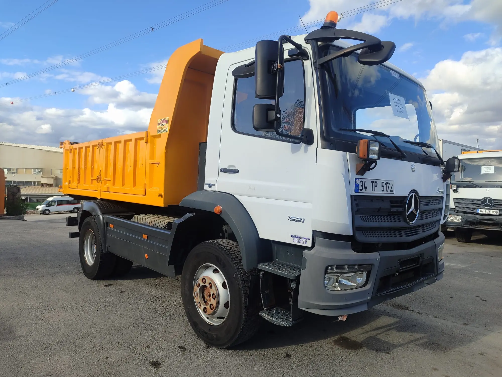 Atego 1521 4x4 Damperli