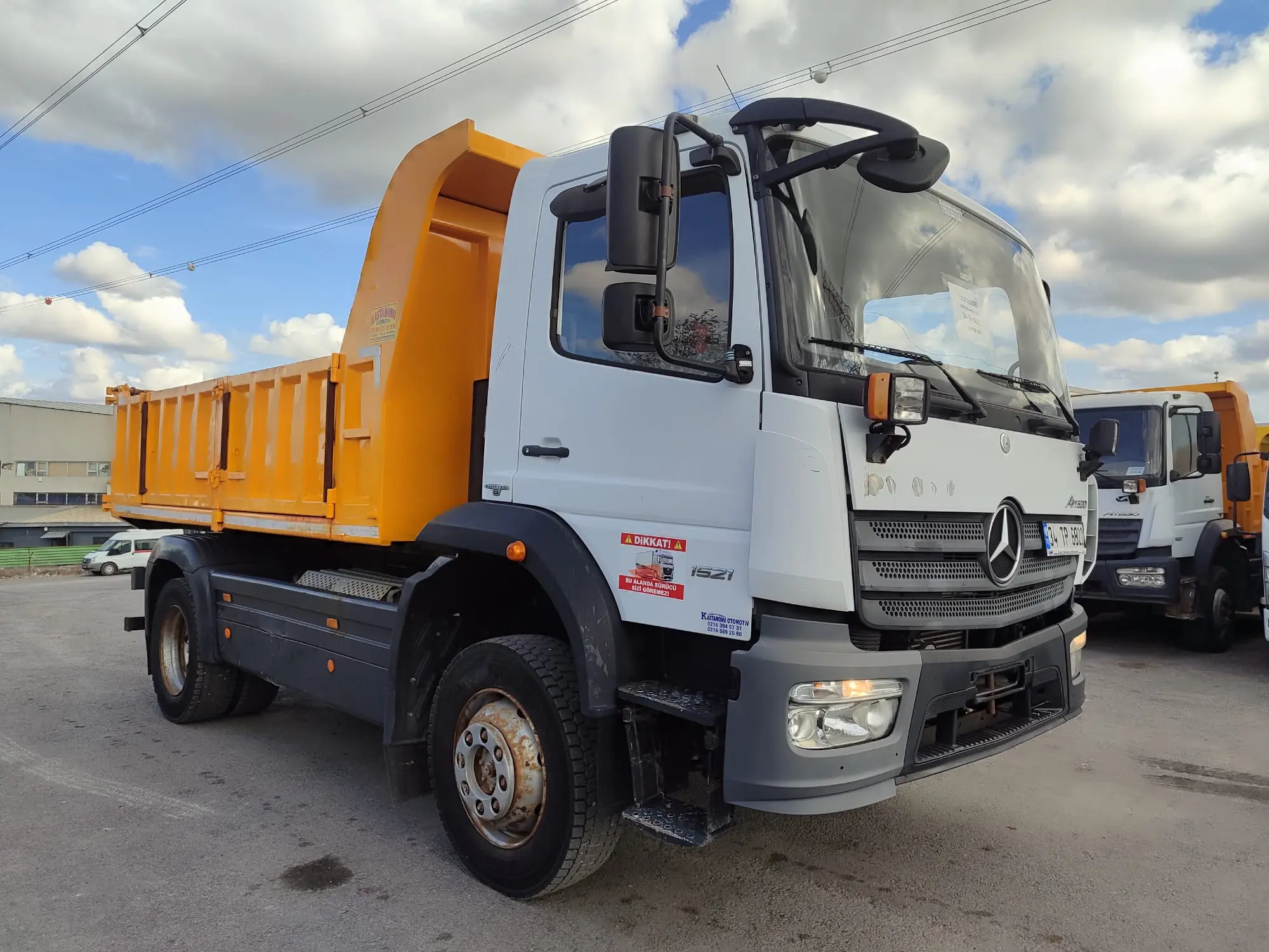 Atego 1521 4x4 Damperli