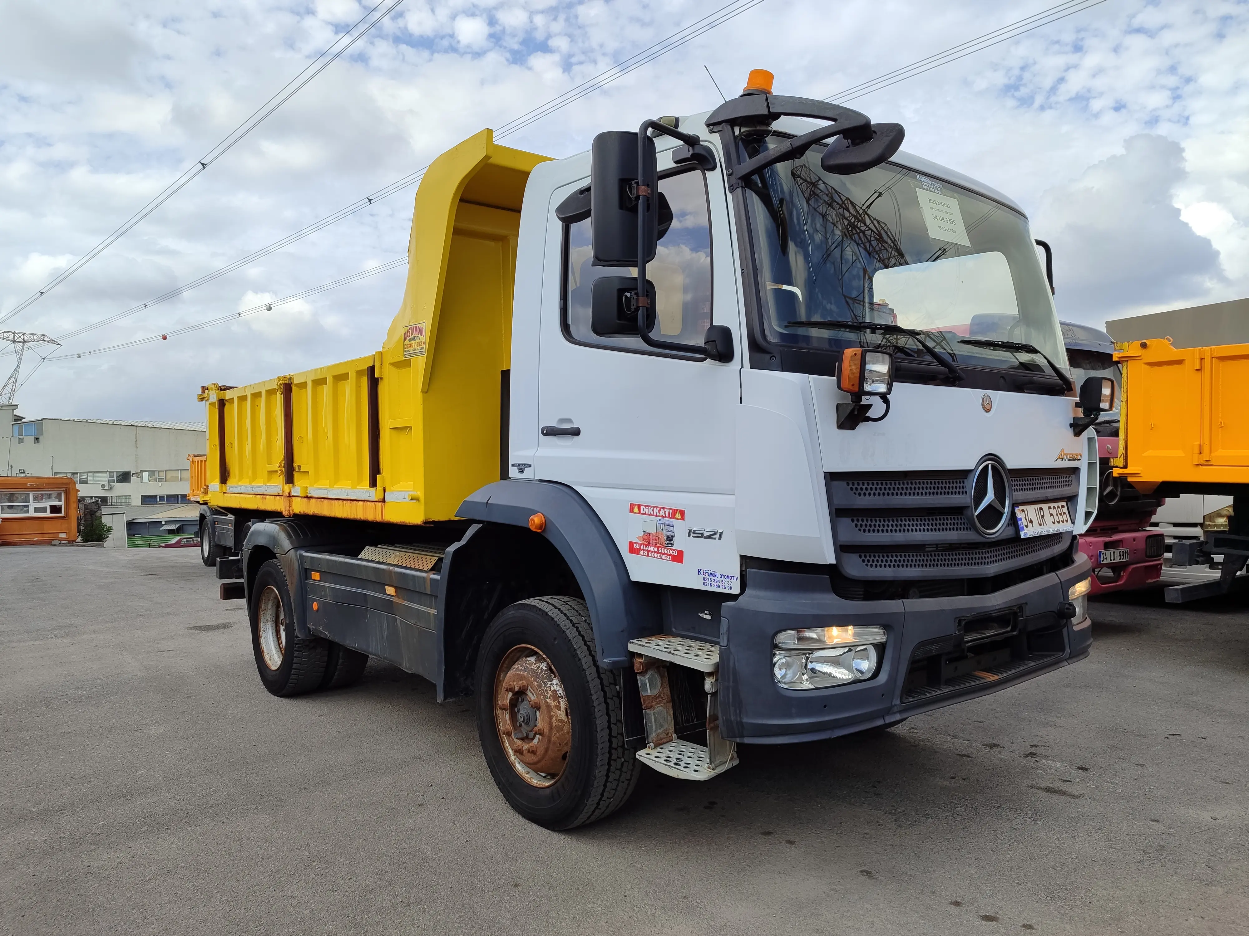 Atego 1521 4x4 Damperli