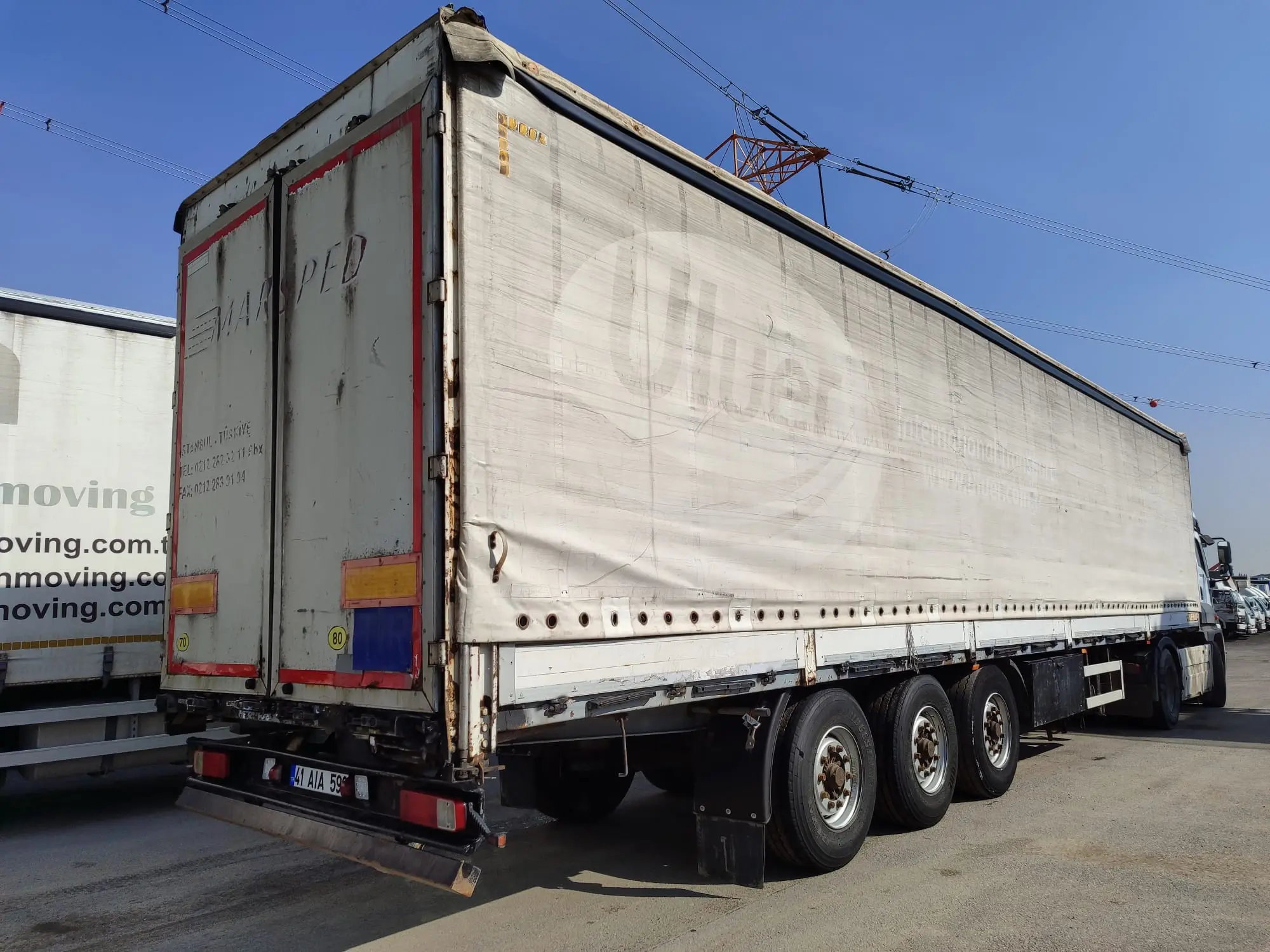 Fruehauf Kayar Perdeli Dorse
