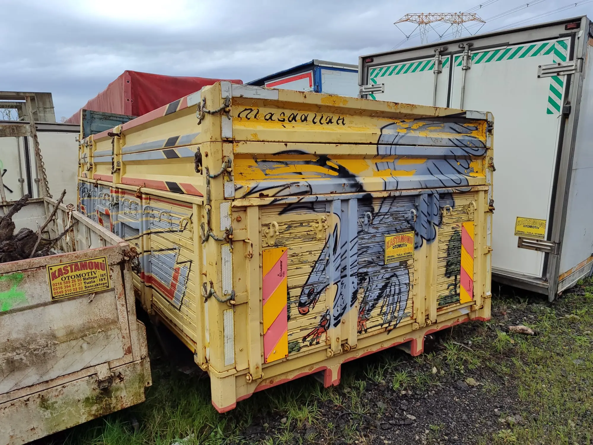 Açık Ahşap Kasa ( İveco 80-12 )