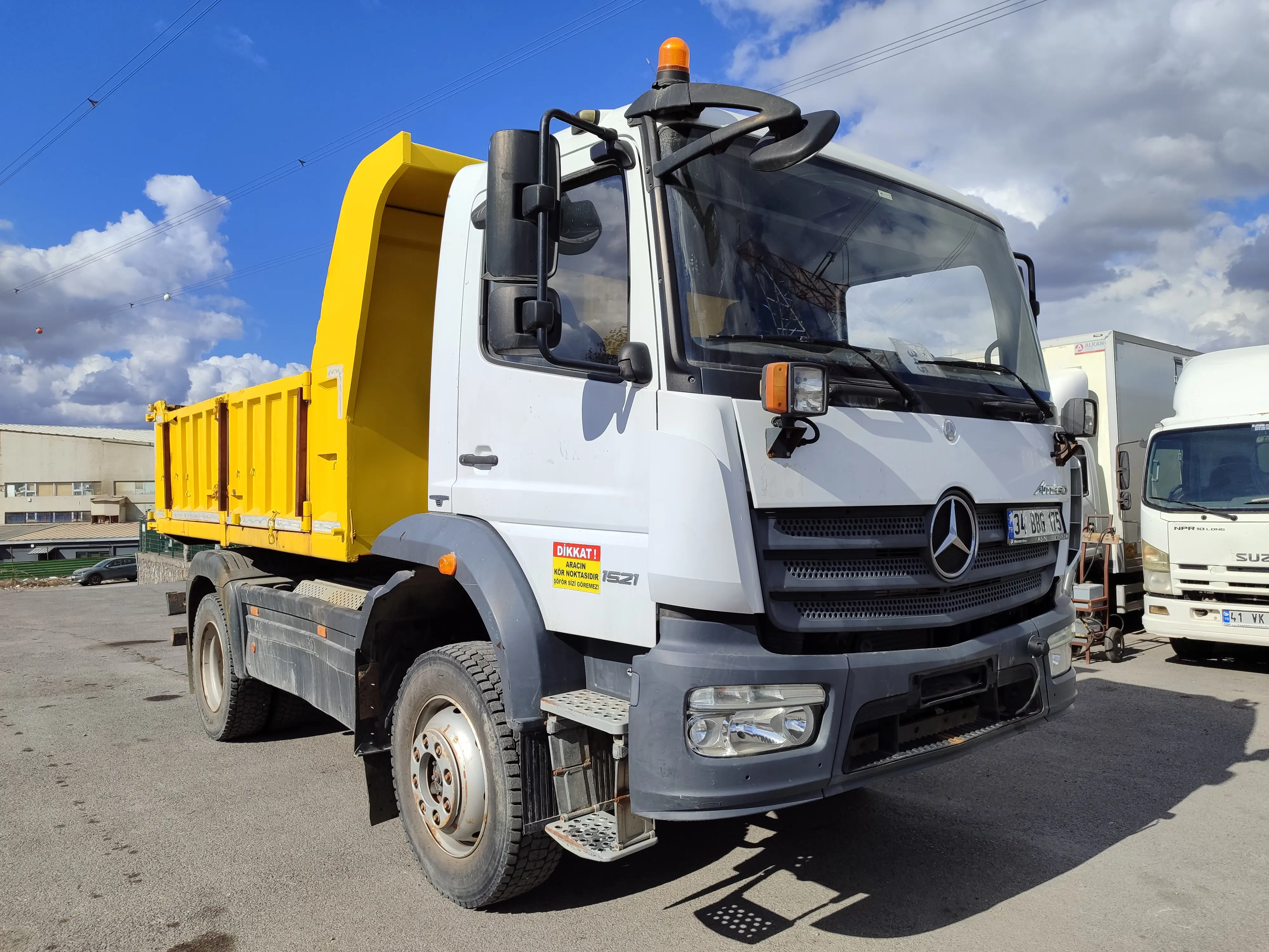 Atego 1521 4x4 Damperli