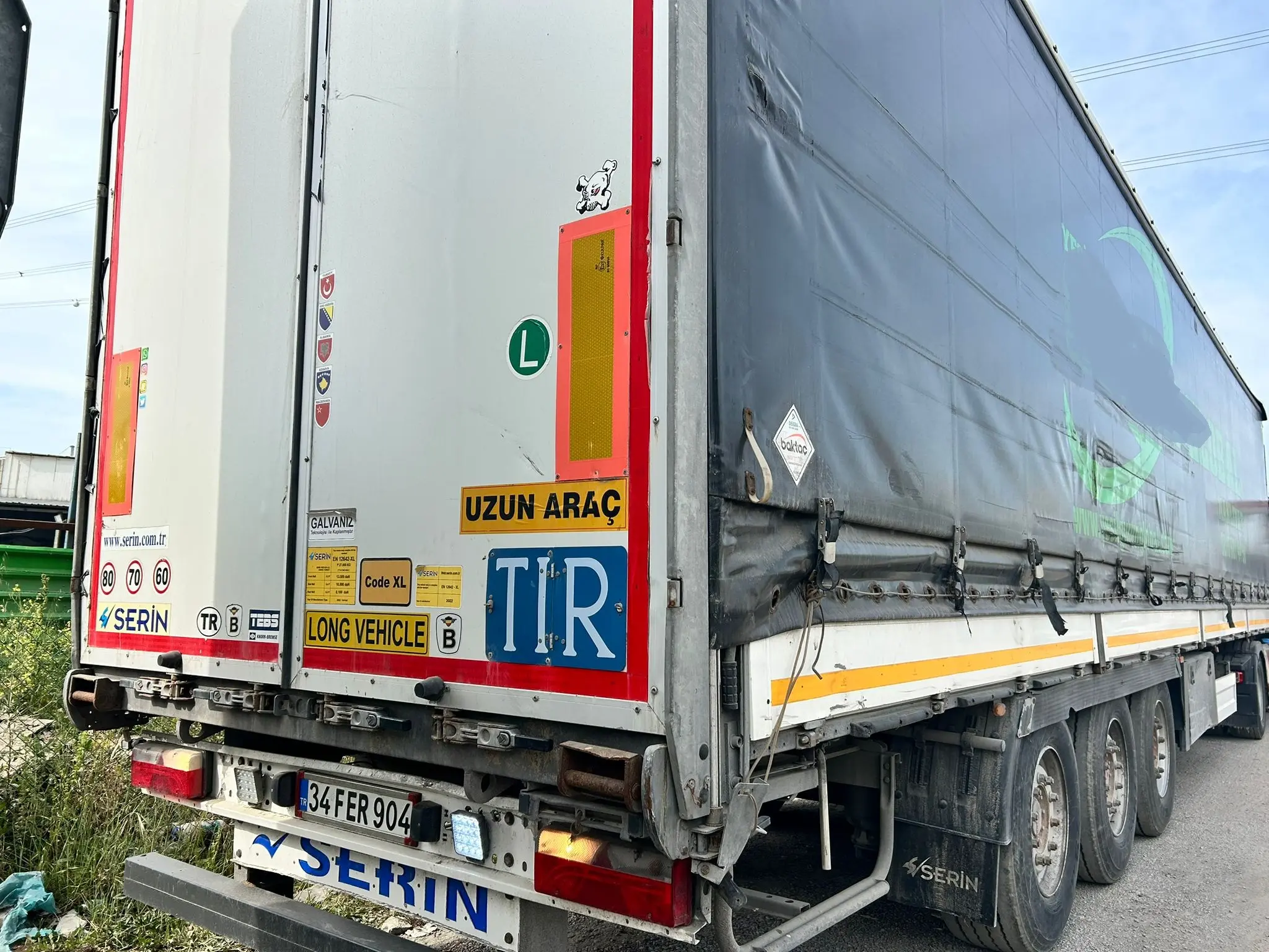 Serin Kayar Perdeli Dorse