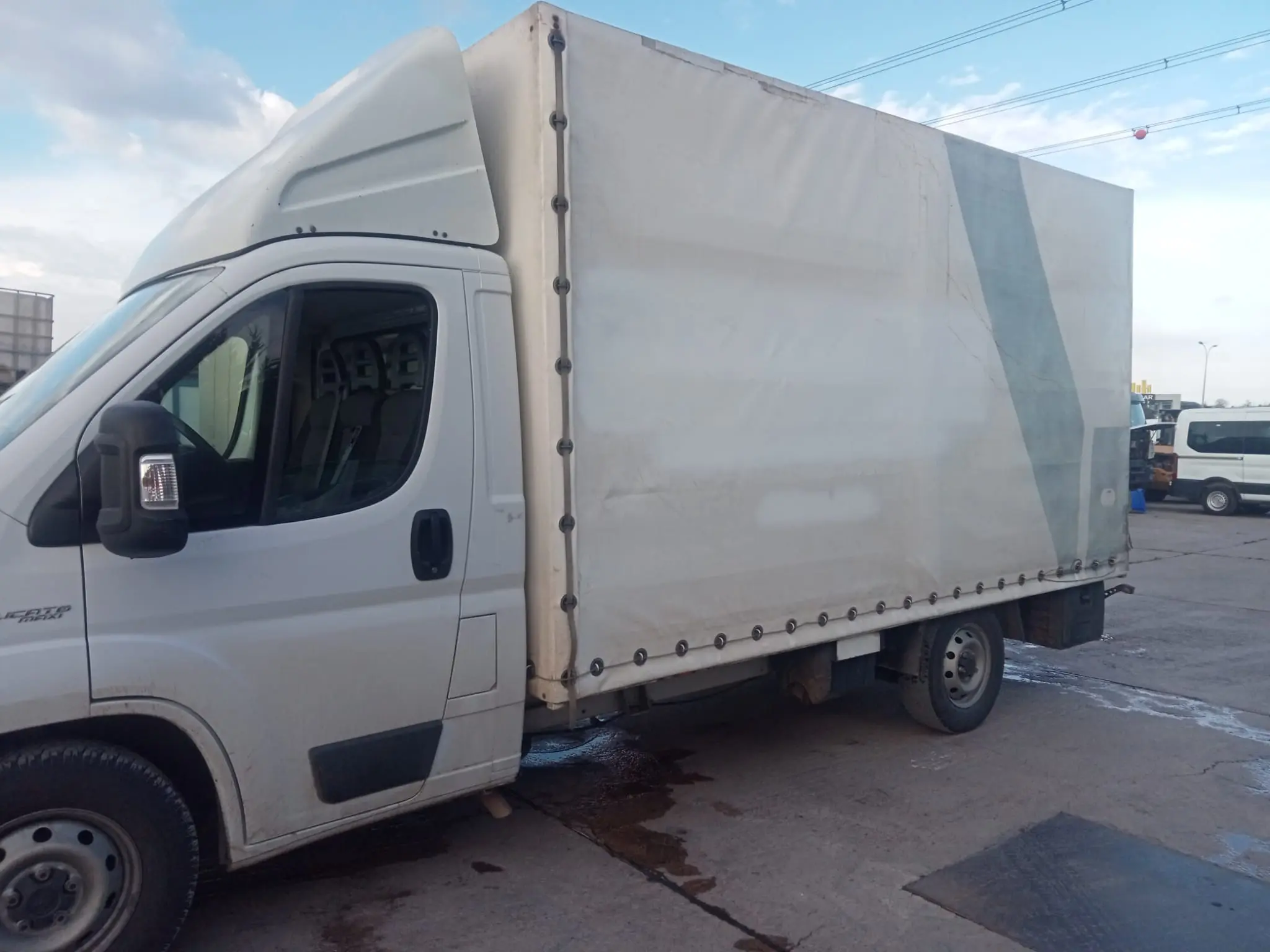 Tulum Açıkı Tenteli Kasa ( Fiat Ducato )
